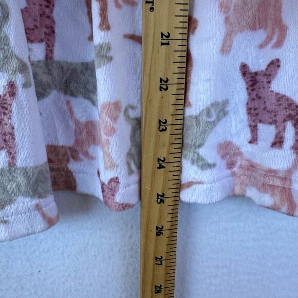 Karen Neuburger Girlfriend Fleece Pajama Set SZ M  Puppy Print Soft Loungewear - Picture 11 of 14